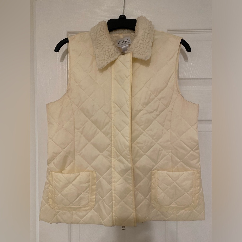 Villager Quilted Sherpa Vest